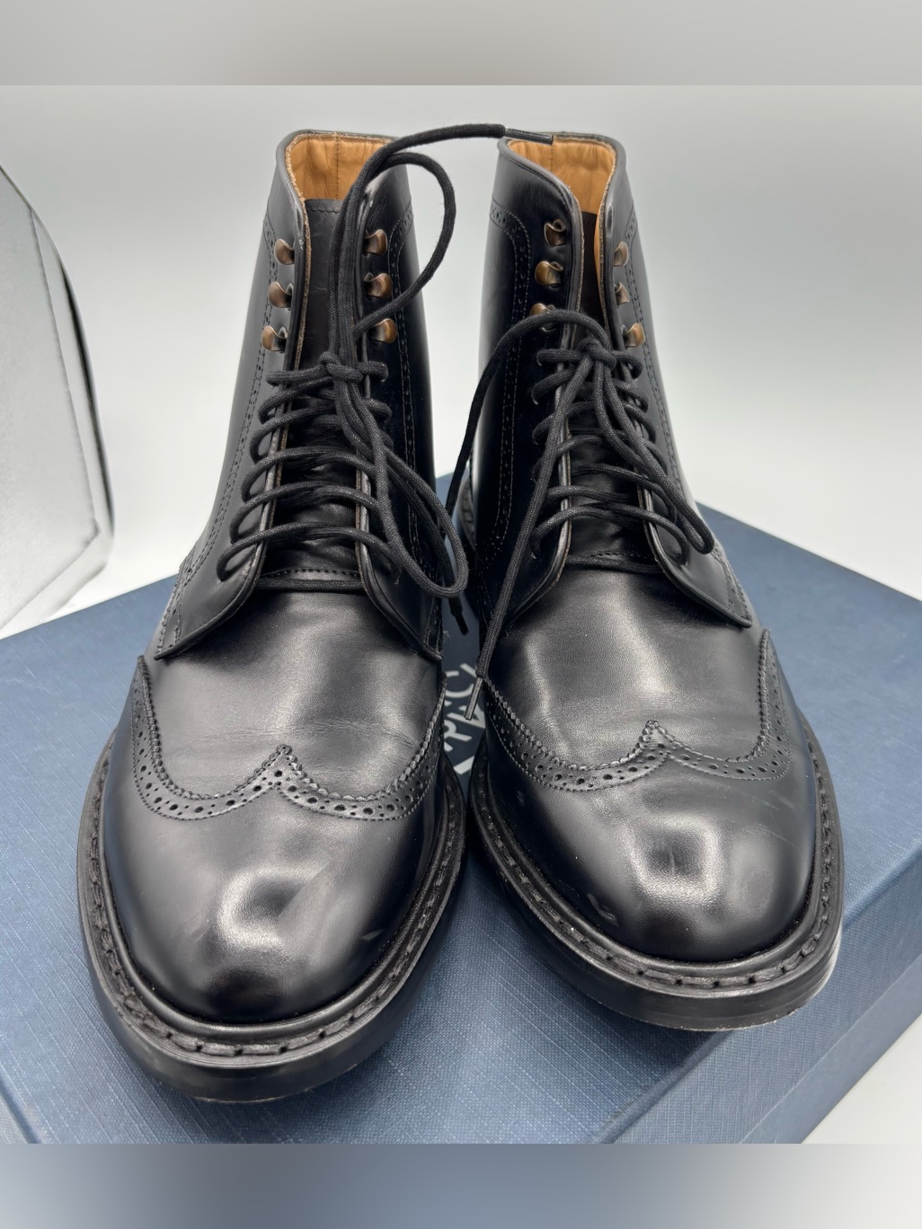 Jack Erwin Carter Wingtip Lace Up Boots — image 4 of 8